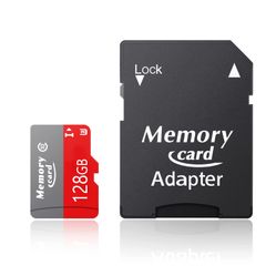 【新着商品】IDNEUre マイクロメモリーカード 128GB UHS-I Class10 読出速度100MB/s ゲーム機/ドライブレコーダー/スマホ/タブレットPC 対応 耐X線 変換アダプター付-B128GB