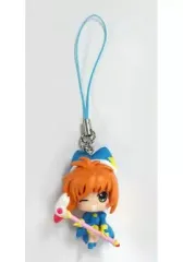【中古】ストラップ(キャラクター) さくら(バトルコスチューム：青) フィギュアストラップ 「Blu-ray 劇場版 カードキャプターさくら」 Amazon限定版初回封入特典