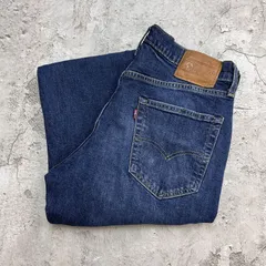 リーバイス　541　デニムパンツ　縦落ち　古着　濃紺　インディゴ　W33