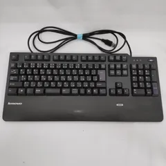 【美品】 Lenovo 指紋認証機能付き USB日本語キーボード KUF0452 動作◎
