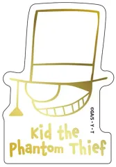 【中古】食玩 ステッカー・シール 怪盗キッド B 「名探偵コナン ダイカットクリアステッカーガム」