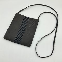 HERMES エルメス エールライン ポシェット ショルダーバッグ グレー ブラック 100967M 【中古】ABランク 2_214