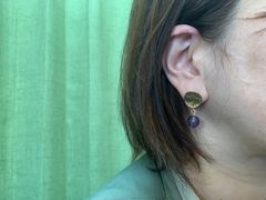 アメジスト（紫水晶）ピアス