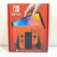 【三沢店】 Nintendo Switch本体(有機ELモデル)　マリオレッド   中古動作品