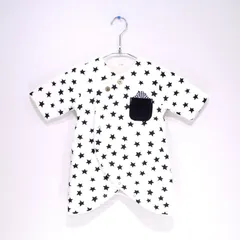 RAG MART ラグマート カバーオール ロンパース フリーサイズ オフホワイト 50cm 60cm 70cm あったか 裏起毛 ベビーウェア ベビー服 前開き 赤ちゃん 新生児 ボタン もこもこ スナップボタン かわいい 男の子 退院祝い 出産祝い ギフト