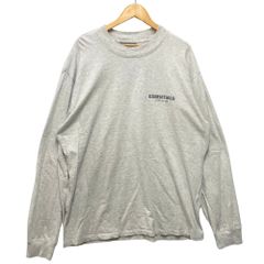 ESSENTIALS エッセンシャルズ ロゴ 長袖Ｔシャツ オートミール サイズ XL 正規品 / 50757
