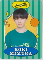 Go!Go!kids 23年ISLAND STORE 三村航輝 プロフィールカード