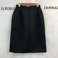 【未使用品】 ELROBLE エルロブレ オンワード ひざ丈 タイトスカート ブラック サイズ11
