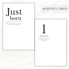 【マンスリーカード25】 月齢カード　月齢フォト　ニューボーンフォト　手形足形