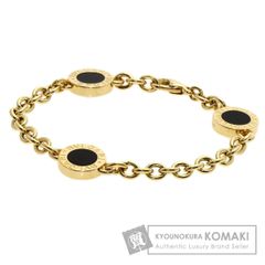 BVLGARI ブルガリ ブルガリブルガリ オニキス ブレスレット K18YG レディース [中古]