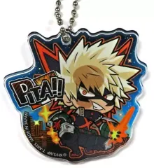 【中古】雑貨 爆豪勝己 「ぴた!でふぉめ 僕のヒーローアカデミア 出動! アクリルキーホルダー」 アニメイト限定