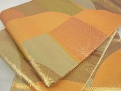 正絹・佐賀錦袋帯・金糸たっぷり・太鼓柄 - メルカリ