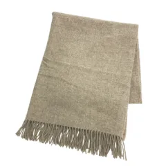 DEMI-LUXE デミルクス  大判ストール ウール  ベージュ系  [240101350290]