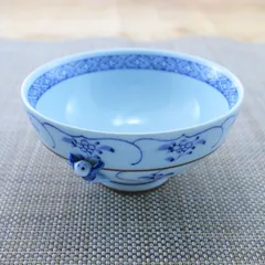 2810 有田焼其泉ルリ釉彩一閑人おたま立