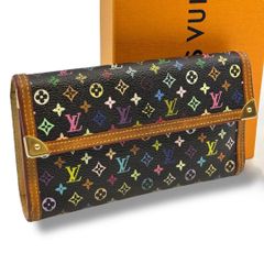 美品✨ ルイヴィトン インターナショナル モノグラム マルチカラー 長 