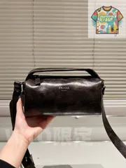 【今日特価】Prada 2025SS Men's Nappa Leather Pen Case Tote Bag-WTO輸入2