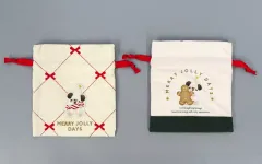 【中古】バッグ 白いリルリンリン きんちゃくセット(2枚セット) 「ディズニー・クリスマス2024」 東京ディズニーリゾート限定