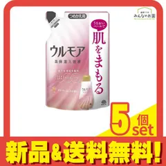 ウルモア 高保湿入浴液 クリーミーローズの香り 480mL (詰め替え用) 5個セット まとめ売り