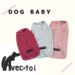 夏物SALE‼️ワンコ服 avec toi  春夏秋　可愛い　おしゃれ　DOG BABY ピンク・グリーン