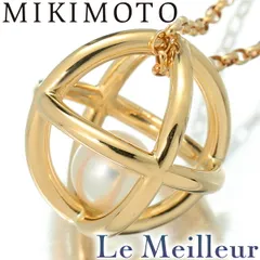 ミキモト MIKIMOTO パール ペンダントネックレス アコヤ真珠 6.10mm K18 新品仕上げ