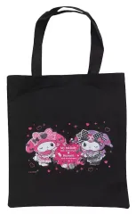 【中古】バッグ マイメロディ＆クロミ(ブラック/ウインク) トートバッグ 「Happyくじ My Melody ＆ Kuromi 50th＆20th Anniversaries」 B賞