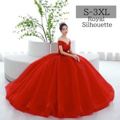 이브닝 드레스 레드 레드 파티 드레스 원피스 큰 사이즈 결혼식 롱 길이 사은회 오프 숄더 자수 SML XL LL 2XL XXL 3XL XXXL 파티 불려 착취 프린세스 자수 퍼포먼스