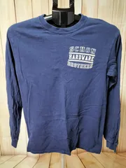 GILDAN（ギルダン）SCHON HARDWARE BROTHERS 両面プリント ロングスリーブTシャツ ネイビー Sサイズ