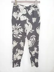 ◇ ⊇ titicaca チチカカ プリント総柄 テーパード パンツ サイズF ブラック レディース E  【1411130012907】