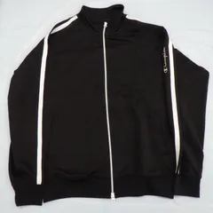 【Championチャンピオン】ジャージ｜XL｜白ライン｜ブラック