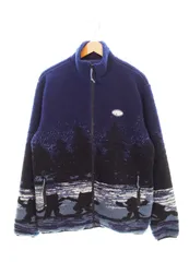 リップンディップ RIPNDIP Cosmic Meadow Sherpa Jacket ボアジャケット ジャケット ネイビー Mサイズ 103MT-1963のサムネイル