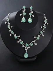 ジュエリー レディース セット 3点セット ビンテージプラムセット、パープルのラインストーン ピアスとネックレス、花嫁やブライズメイド、結婚式の晩餐会、晩餐会、イブニングドレスのアクセサリーに最適