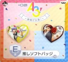 [중고] 배지 핀즈 (캐릭터) 반비둘 삼각 & 후시미신 오시는 소프트 배지 [이치반 쿠지 A3~기 튀김 공연!~] E상