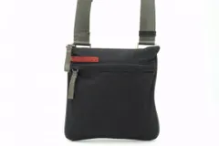 プラダ スポーツ ミニ ショルダーバッグ クロスボディ ポシェット 4VA032 Unisex テスートナイロン 黒 ブラック PRADA SPORT 1155h