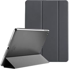 (激安)【色: グレー】バックカバー 対応機種：iPad 半透明フロスト 9.7