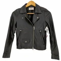 ステュディオス STUDIOUS ラムレザーダブルライダースジャケット レディース  0のサムネイル