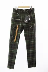 アンダーカバー UNDERCOVER 19AW ジップ チェック ボンテージ トラウザーズ パンツ UCW4512-2 2 カーキ ブランド古着ベクトル 中古 ☆AA★■ 250228 のサムネイル