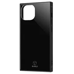 iPhone 13 mini 耐衝撃ハイブリッドケース KAKU/ブラック