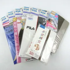 福助/フィラ他 ストッキング 11点セット 未使用 ハイソックスなど まとめて 大量 外装ダメージ有 レディース