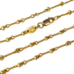 クロムハーツ / CHROME HEARTS　ツイストチェーン　18inch　22K