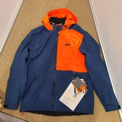 KTM TWO 4 RIDE V2 JACKET BLUE　バイク用ジャケット　取り外し可能フード付き　取り外し可能肩、肘、背中のプロテクター サイズXXL