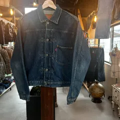 (未使用)Levi's ブラックデニムジャケット Levi's デニムジャケット gジャン 「Levi's」TYPE I トラッカー