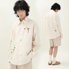 ヨルシカ 一人称 ロングシャツ アイボリー XL - メルカリ