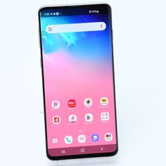 【液晶美品】SIMフリーdocomo Galaxy S10 SC-03L プリズムホワイト