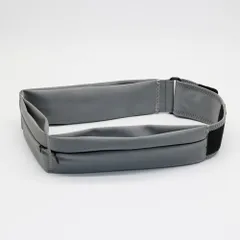 ☆ グレー ☆ M ☆ ランニングポーチ ランニングポーチ スマホポーチ ランニングバッグ ウエストポーチ ランニング ボトルポーチ スマホホルダー ジョギング ポーチ ウエストバッグ 軽量 軽い スマホ 携帯 レディース 女性 メンズ 薄い