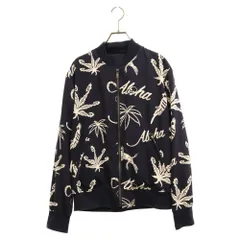 lucien pellat-finet (ルシアンペラフィネ) Hawaiian Zip Up Jacket ハワイアン ジップアップジャケット ネイビーのサムネイル