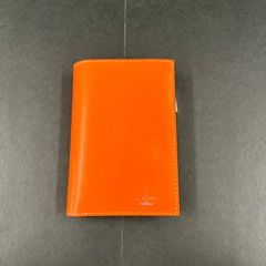 76.LANVIN en Bleu 2つ折り折り財布 ミドルウォレット (牛革)【併売品】