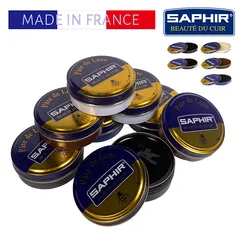 SAPHIR（サフィール）ビーズワックスポリッシュ　50ml　シューケア　靴磨き　鏡面磨き　靴掃除　ハイシャインのサムネイル