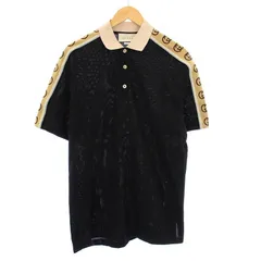 希少柄】GUCCI 20SS ホース ビット チェーン 総柄 ポロシャツ