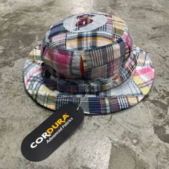 未使用品 Supreme GOODENOUGH 25SS Patchwork Madras Crusher コラボ パッチワーク バケットハット シュプリーム グットイナフ M/L 97053A1のサムネイル