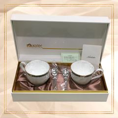 ハーゲンダッツ　陶器カップ&スプーン　2組セット ハーゲンダッツ スーパープレミアクラブ アイスクリームカップ